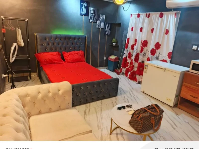 Chambre meublée